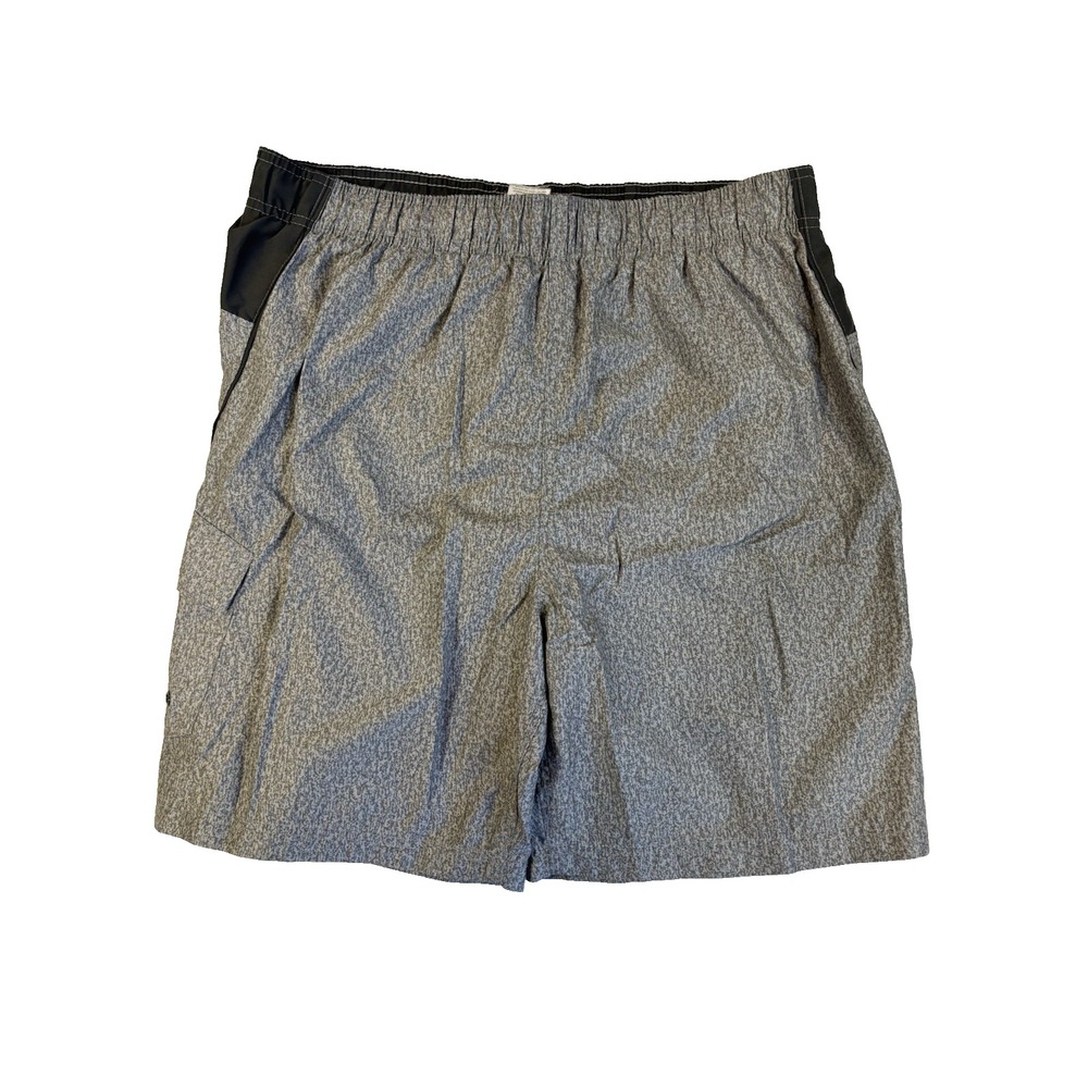 Laguna Originals Men's L Gray Speckled Swim Trunks Lined Volley Shorts Beach